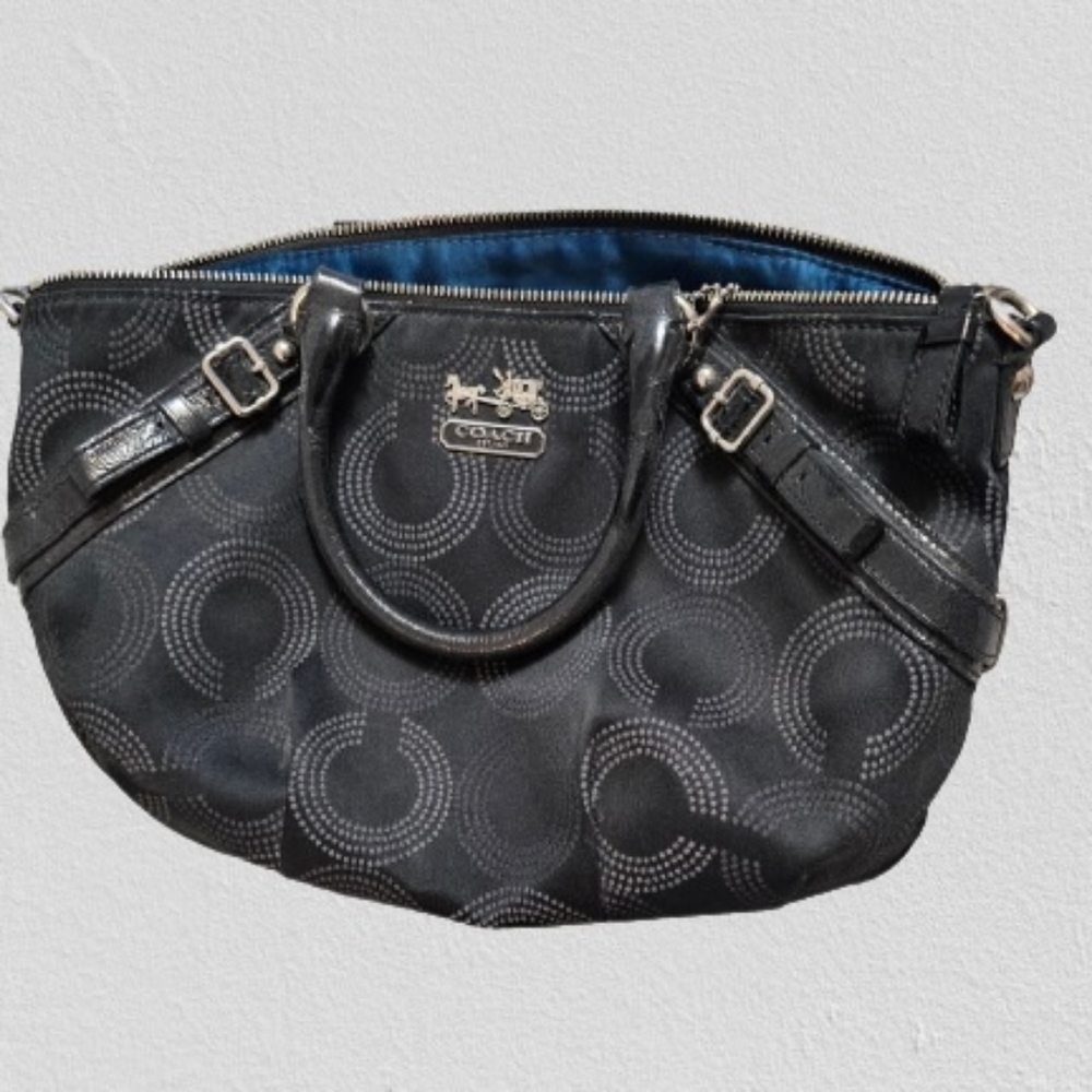 Medium Black Coach Handbag